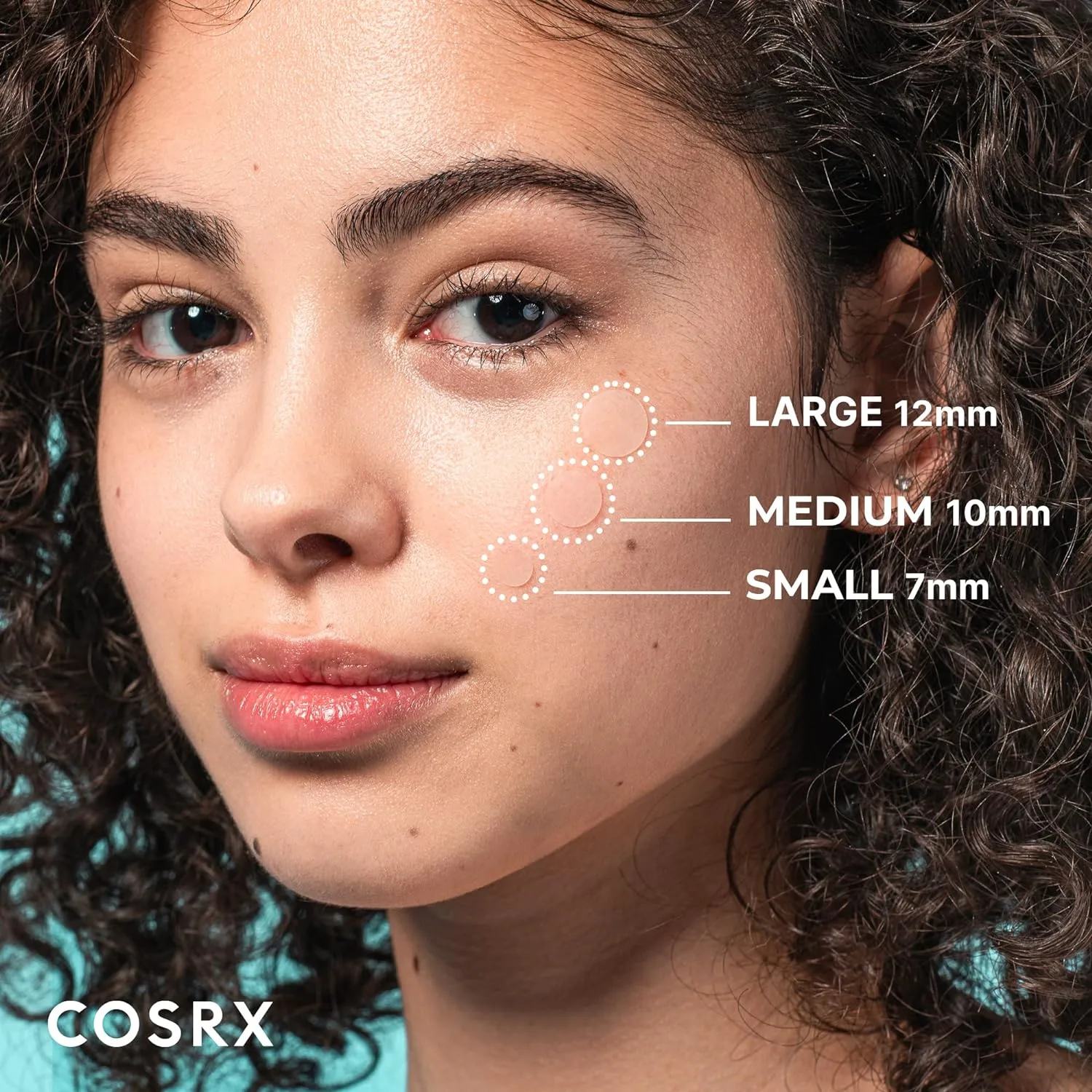 COSRX Acne Pimple Patches Absorbing Hydrocolloid Spot, 3 Size (72 Count)