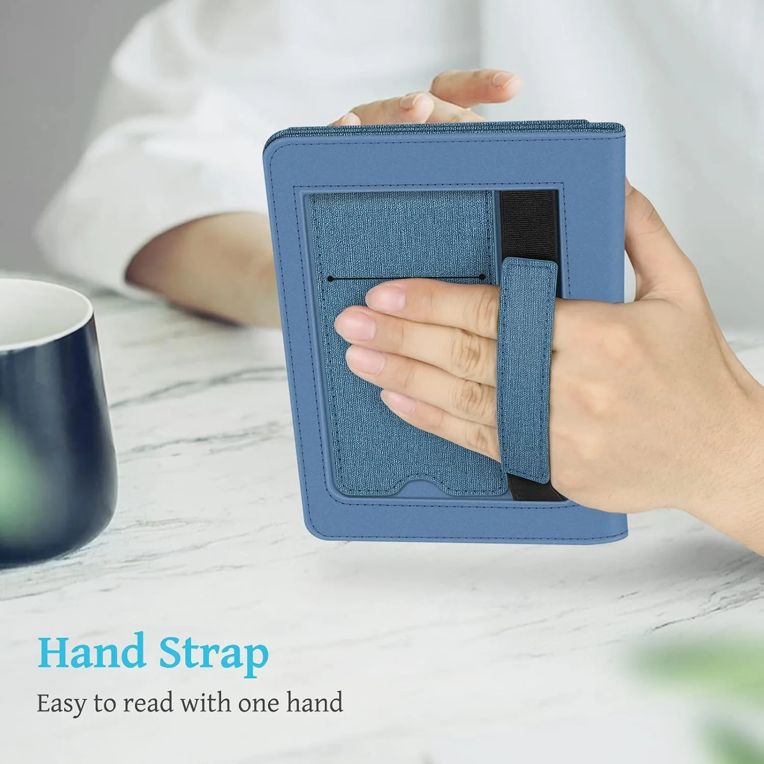 Fintie Stand Case for 6" Kindle 11th Generation 2024/2022, Twilight Blue