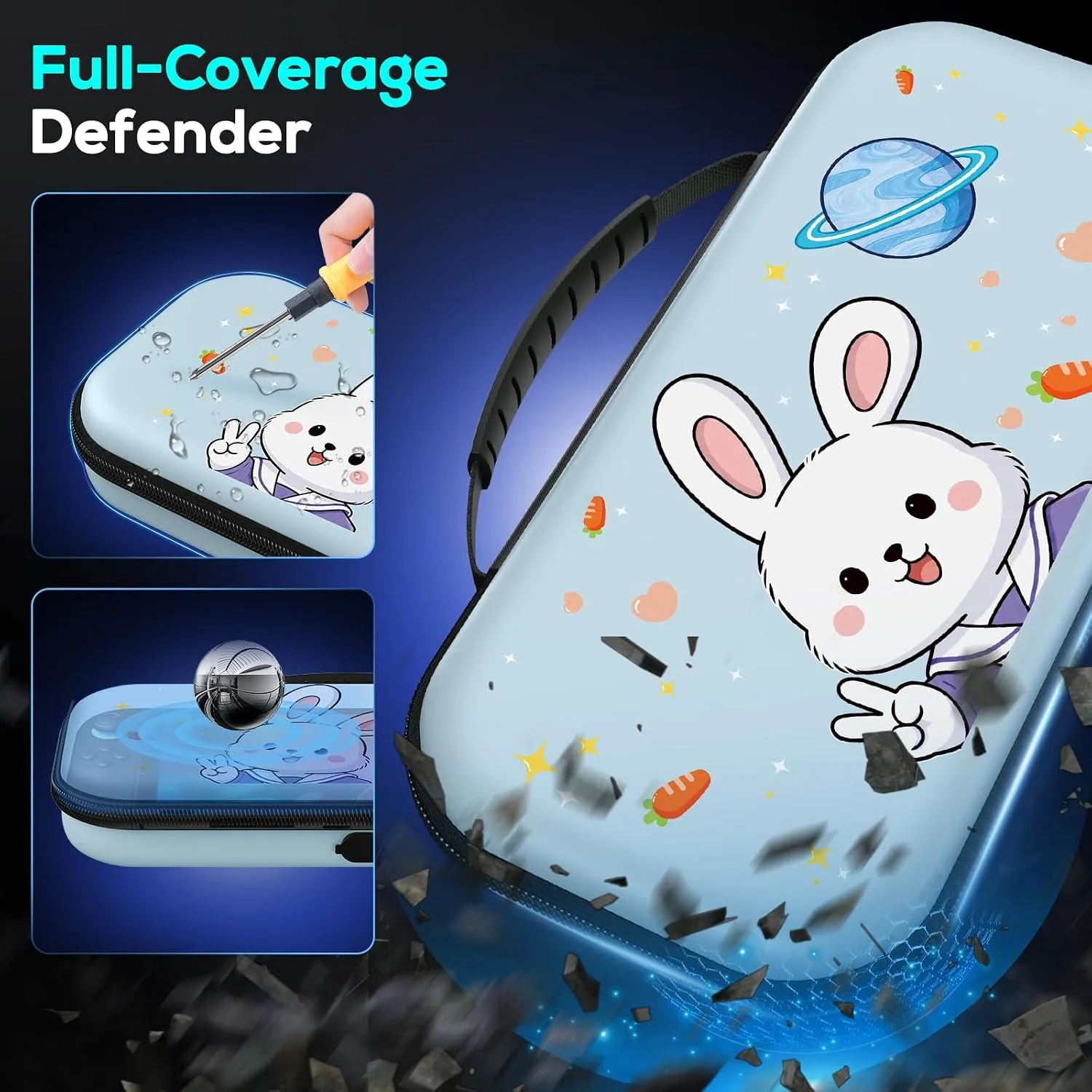 Auarte [Charge Inside Carrying Case for Switch 2 Console (2025)/OLED