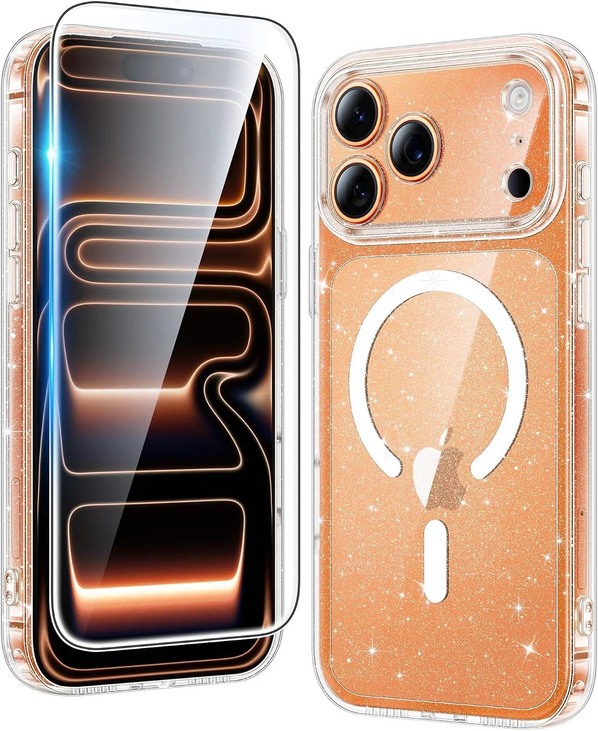 FNTCASE for iPhone 18 Pro Max Case / 17 Pro Max Clear Case Fit for Magsafe