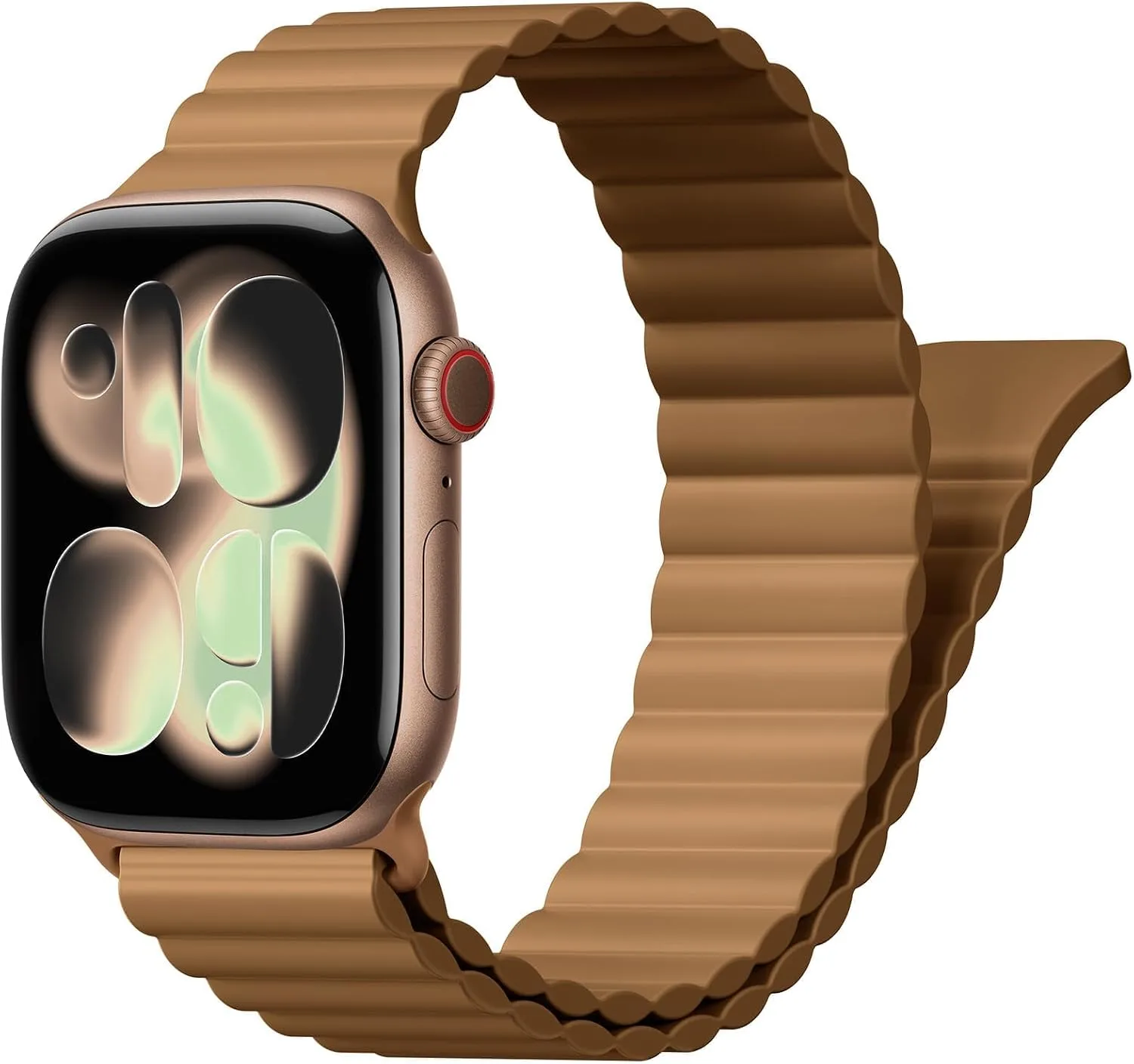 Correa magnética deportiva para Apple Watch 38-49mm BXUXOHS silicona