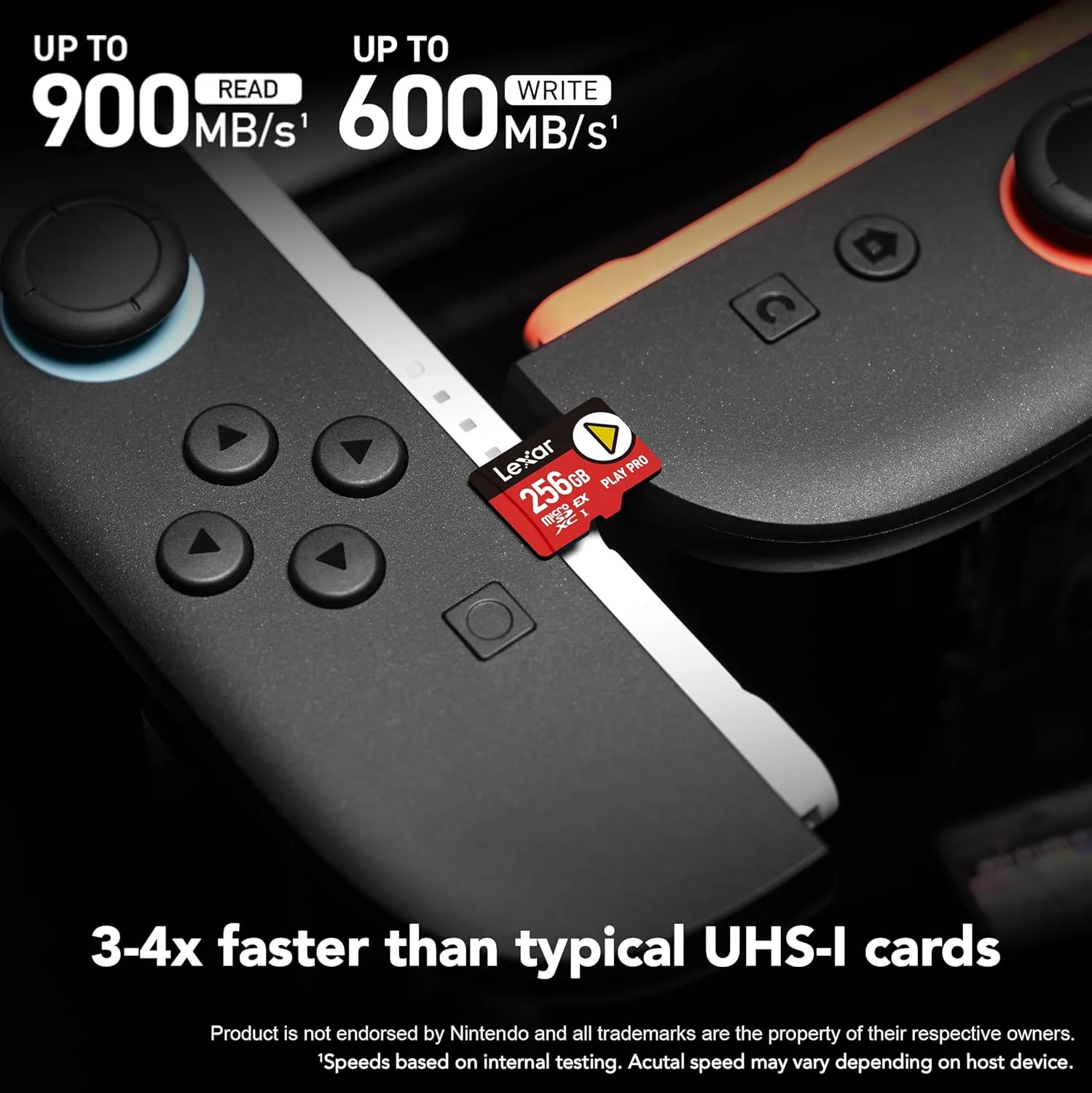 Lexar 256GB Play PRO Micro SD Express Card, 900MB/s Read, 4K, V30, UHS-I