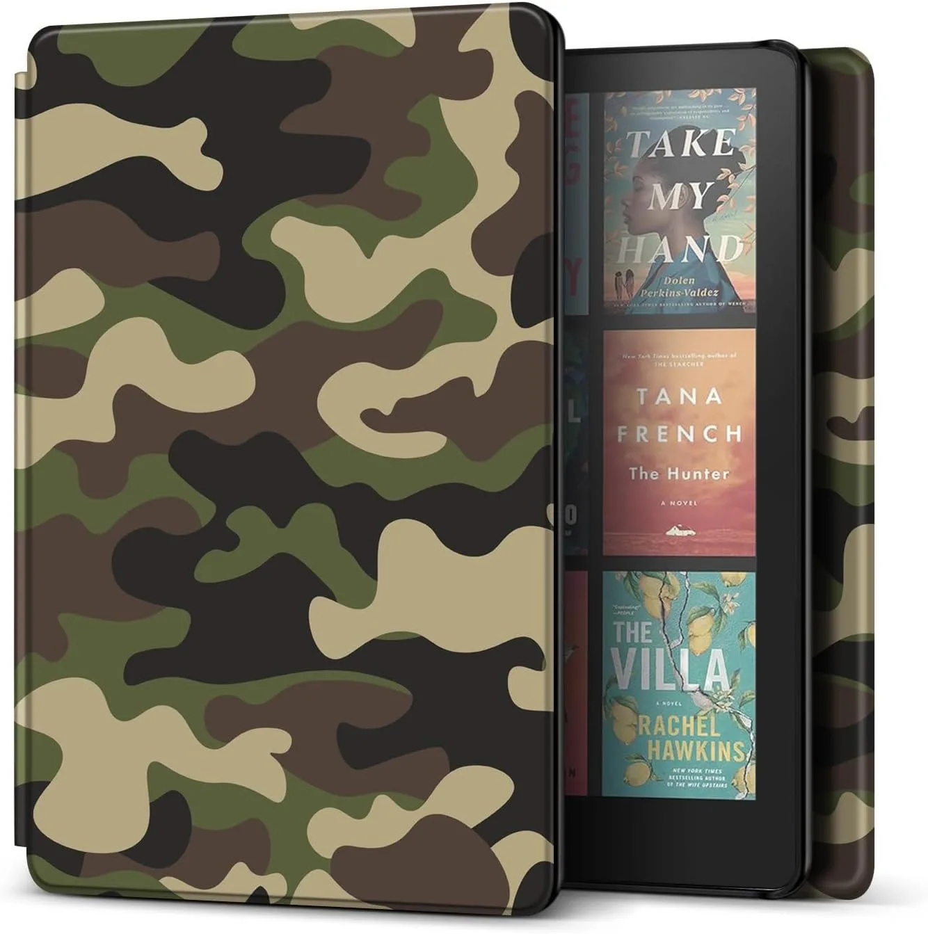 TNP Kindle Paperwhite 12th Gen Case Colorsoft 7-Inch Cover Camouflage Brown