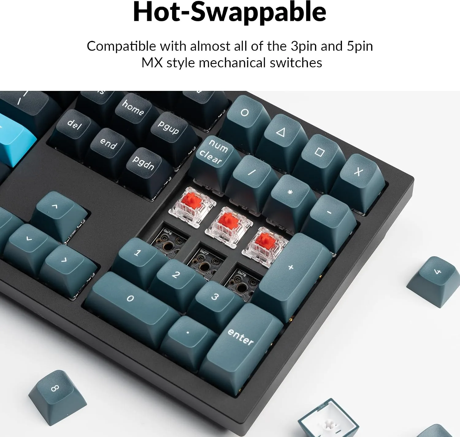 Keychron Q6 Pro Wireless Mechanical Keyboard, Full Size for Work and Gaming