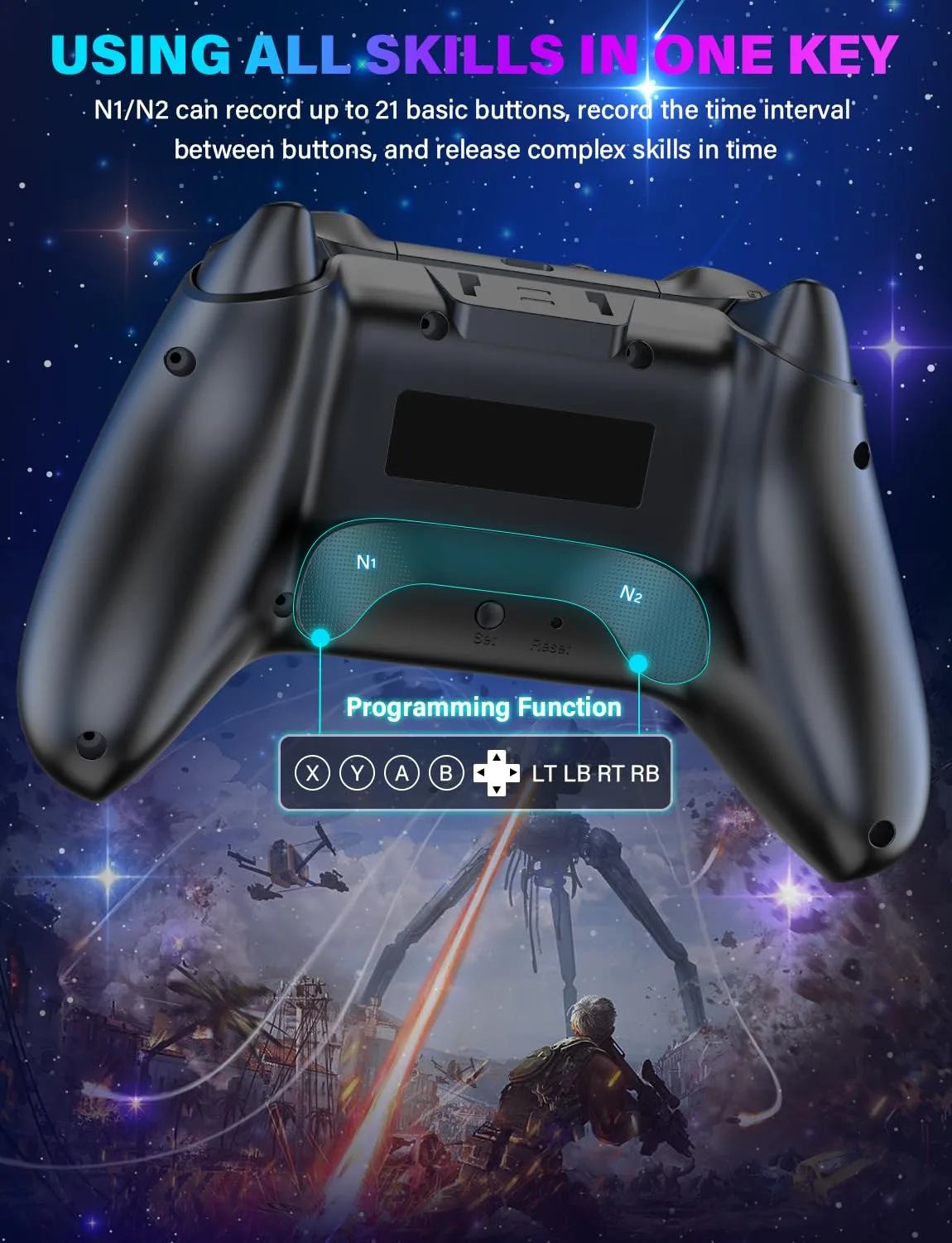 ZRZLMVP Wireless Switch Controllers for Nintendo Switch/OLED/Lite/Switch 2