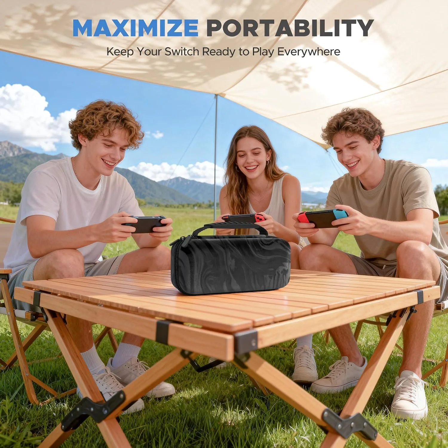 homicozy Carrying Case for Nintendo Switch 2 (2025),Holds 10 Cartridges