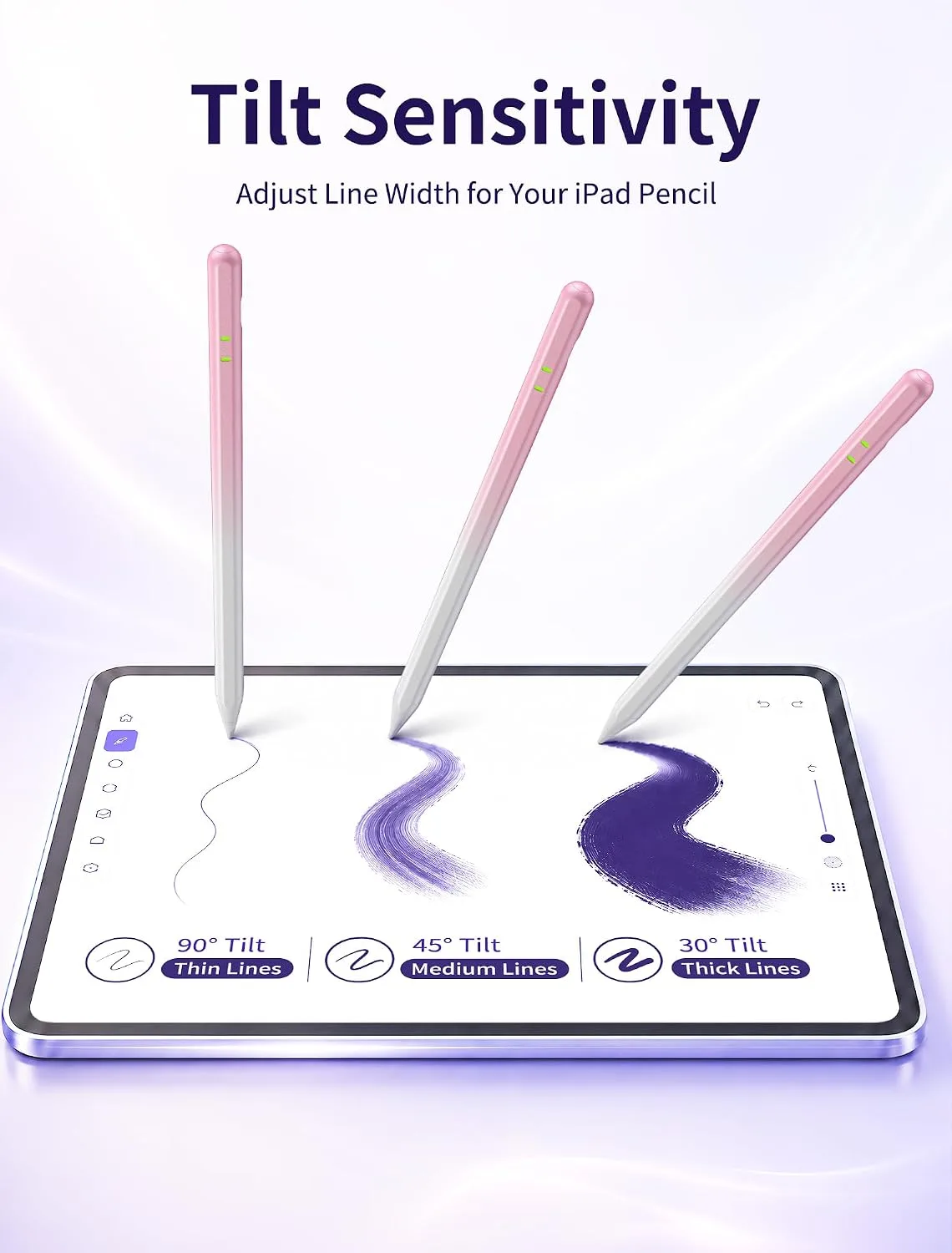 Stylus Pen for iPad 2018-2026,Alternative to Apple Pencil Pro 2nd 1st USB C