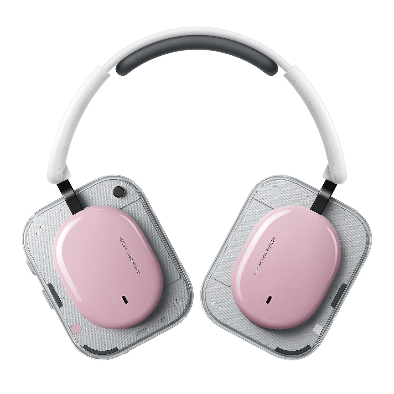 Nothing Headphone (a) 2026 New, Adaptive Active Noise Cancelling Headphones, Wireless Over Ear Bluetooth 5.4 ANC Headset with LDAC Hi-Res, 5 HD Mics Ultra Bass via APP, 135 Hours Playtime, Pink