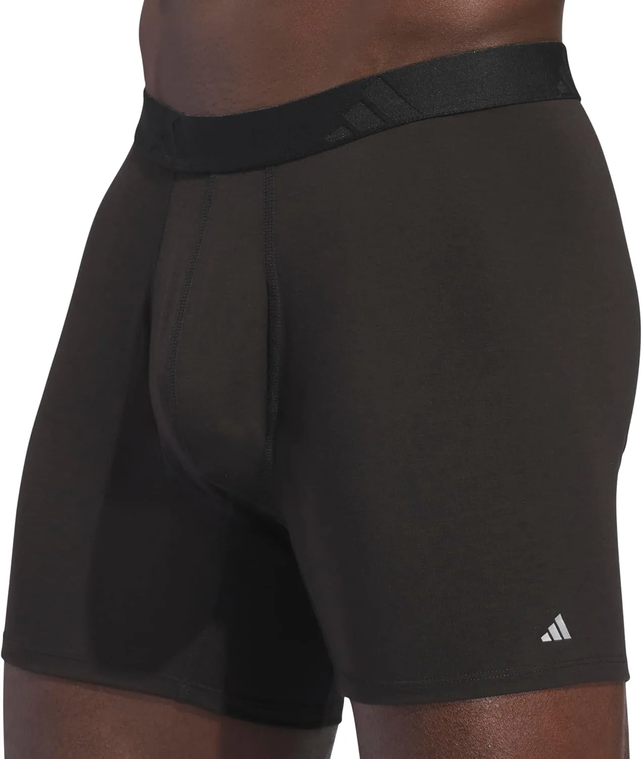 adidas Mens Luxe Comfort 3-Pack Trunk Underwear Casual - Grey