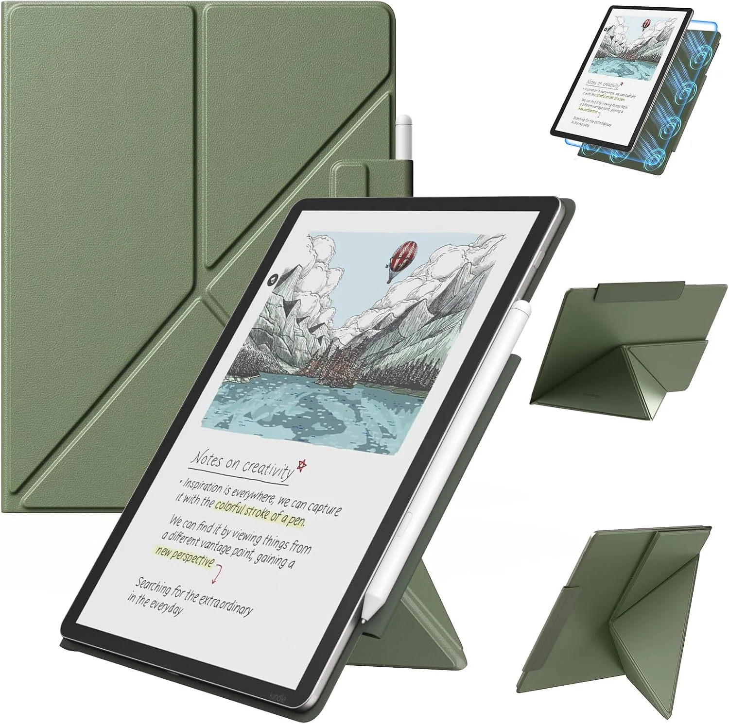 MoKo Magnetic Case for 11" Kindle Scribe& Kindle Scribe Colorsoft 2025/2026