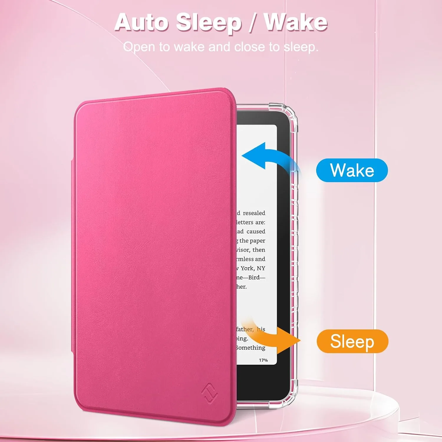 Fintie Clear Case for 7" Kindle Paperwhite 12th Gen 2024 & Kindle Colorsoft