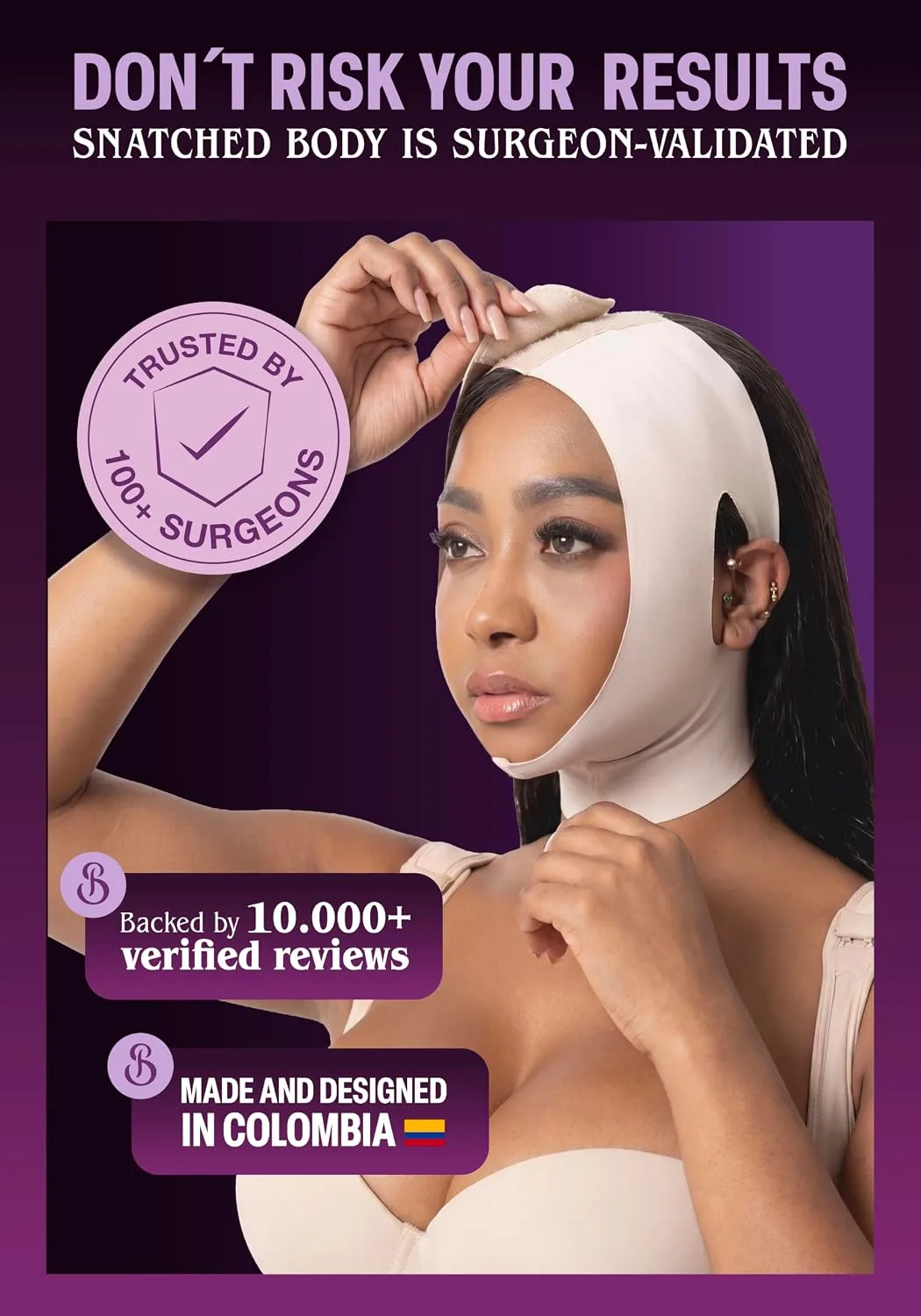 Snatched Body Chin Tightening and Lifting Strap Wrap Face
