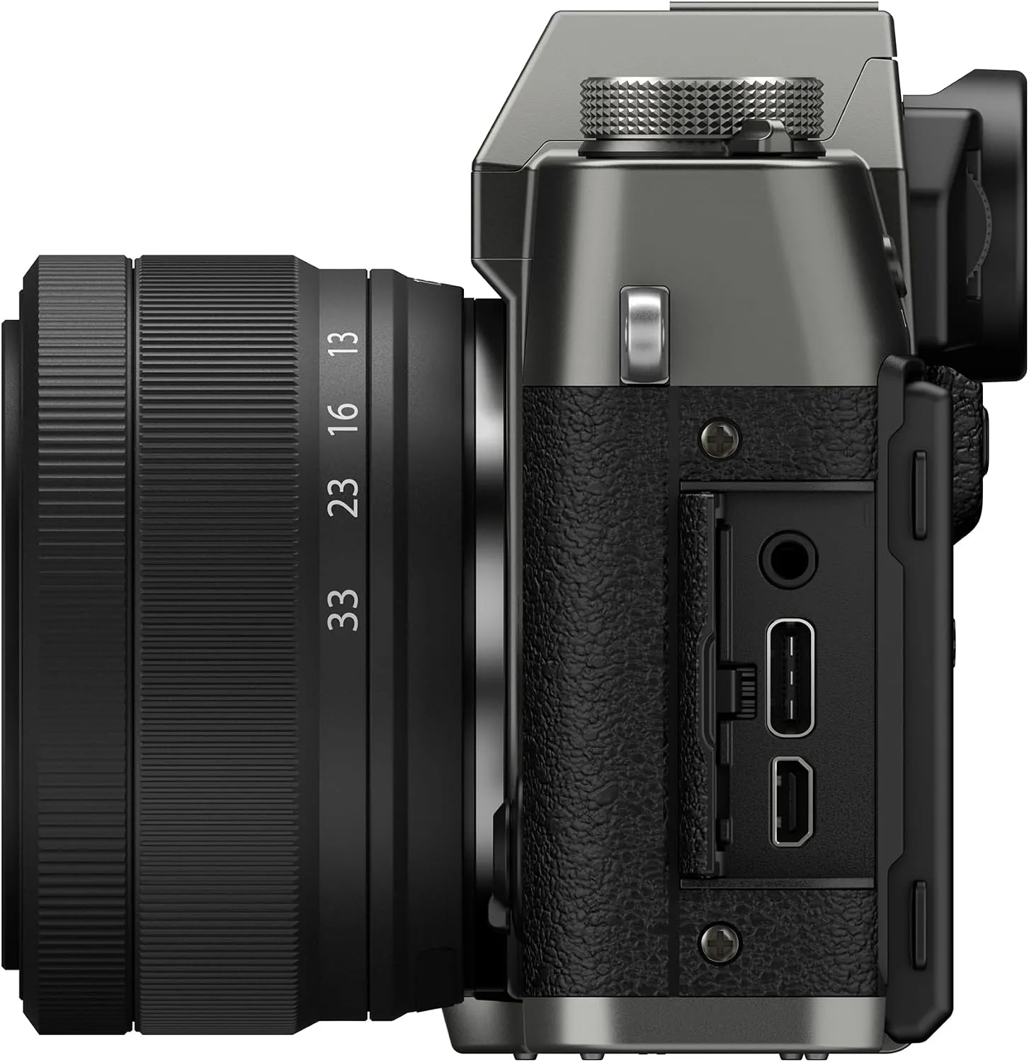 FUJIFILM X-T30 III Mirrorless Camera Body, with XC13-33mm Lens Kit, Charcoal Silver