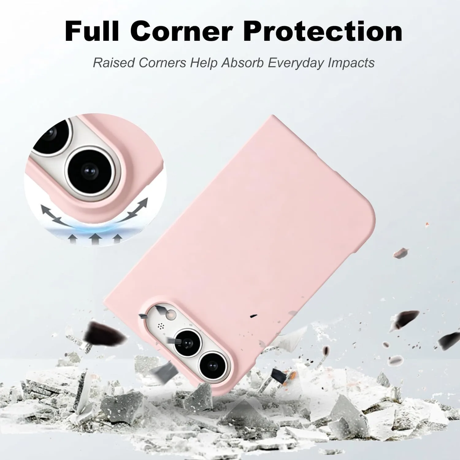 Matte PC Case for iPhone Duo - Pink