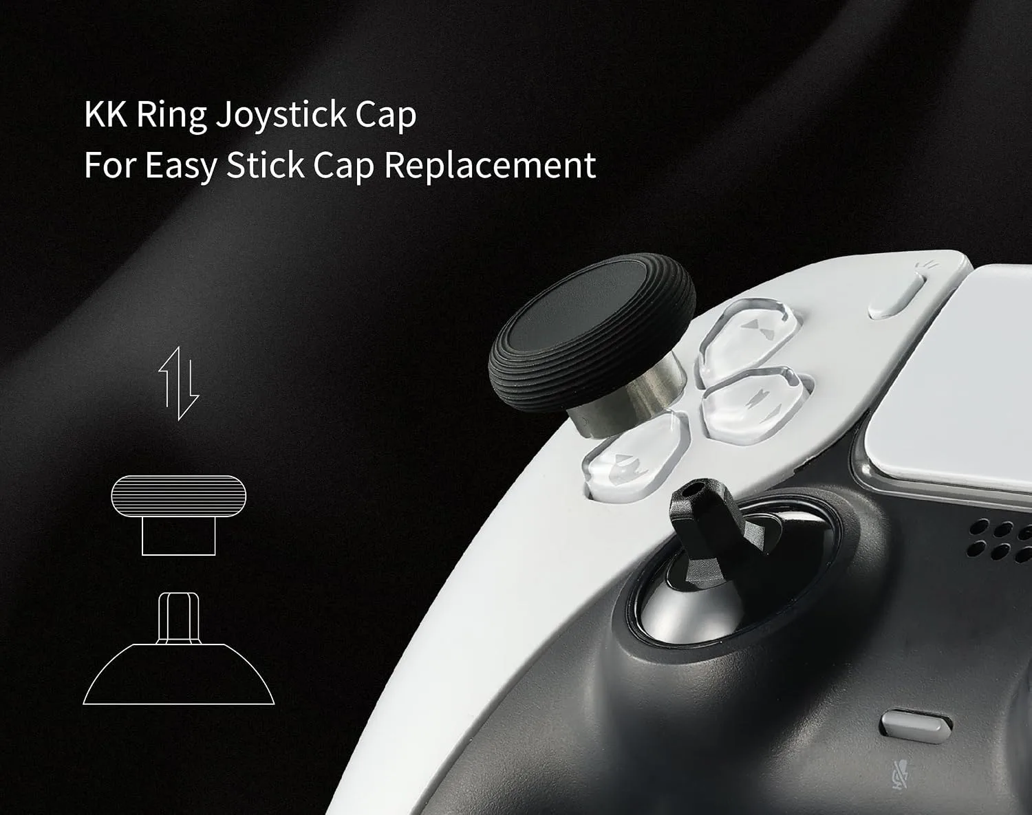 GuliKit TMR Joystick Replacement Module for PS4 DualShock Controller