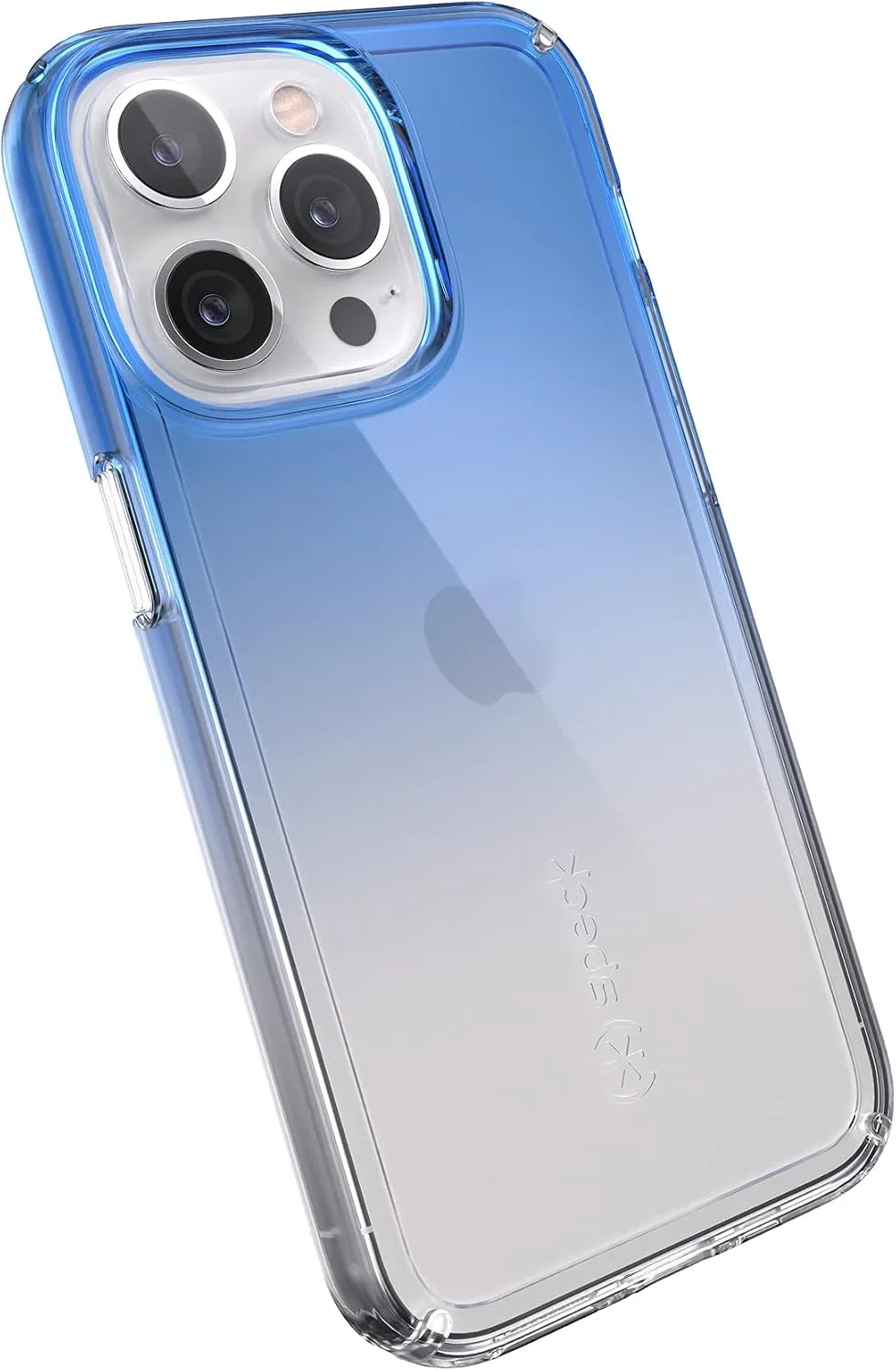 Speck MagSafe Case for iPhone 13 Pro - Drop & Camera Protection, Clear Phone Case, Wireless Charging Compatible - Kyanite Blue/Clear