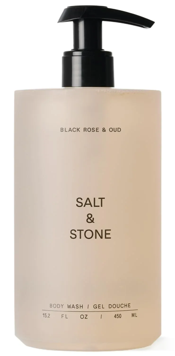 Gel de ducha Salt & Stone Black Rose & Oud 15.2 fl oz