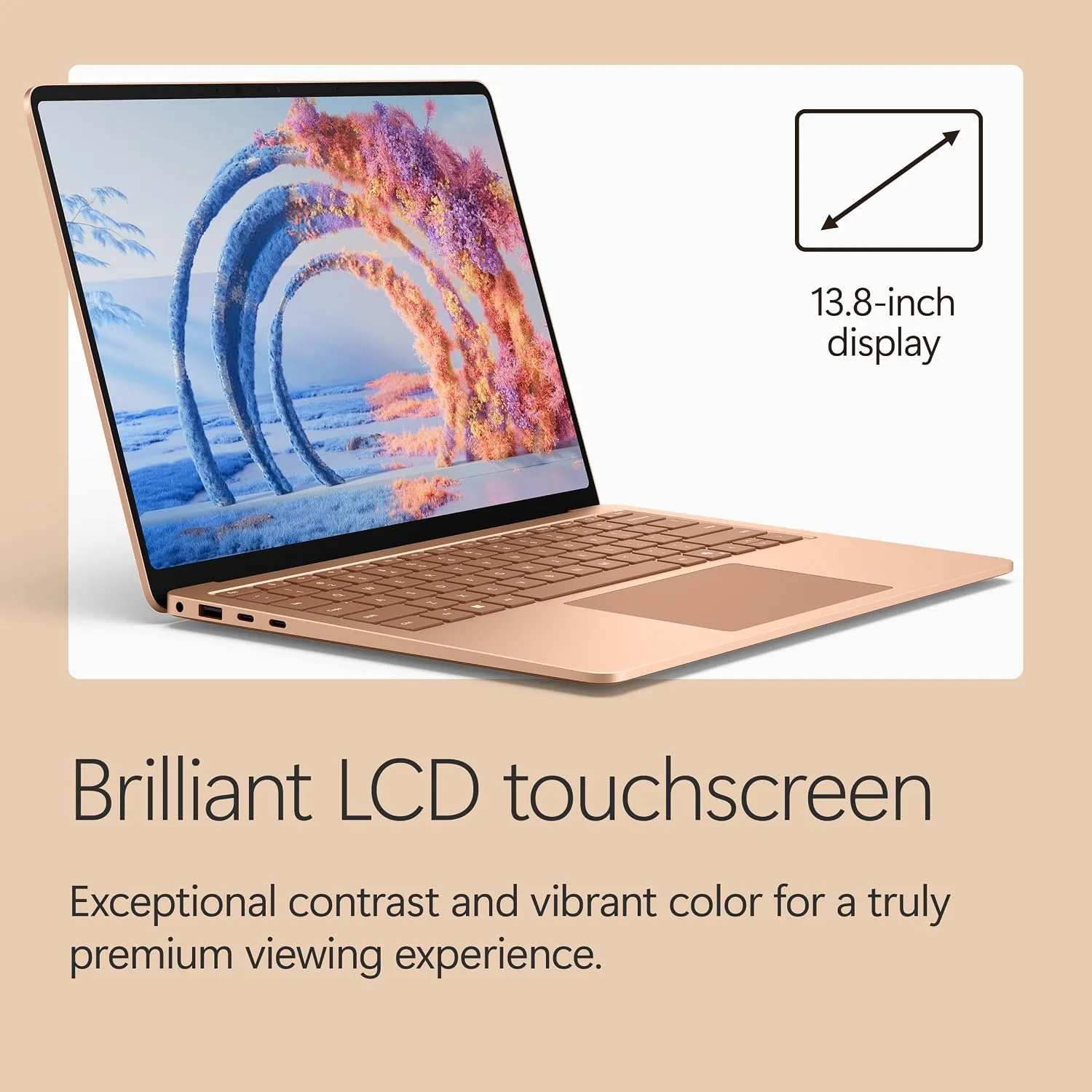 Microsoft Surface Laptop (2026), 13.8-inch Premium Performance Laptop, Snapdragon X2 Elite Processor, Touchscreen Display, 16GB RAM, 1TB SSD Storage, Windows 11 Copilot+ PC Built for AI, Dune