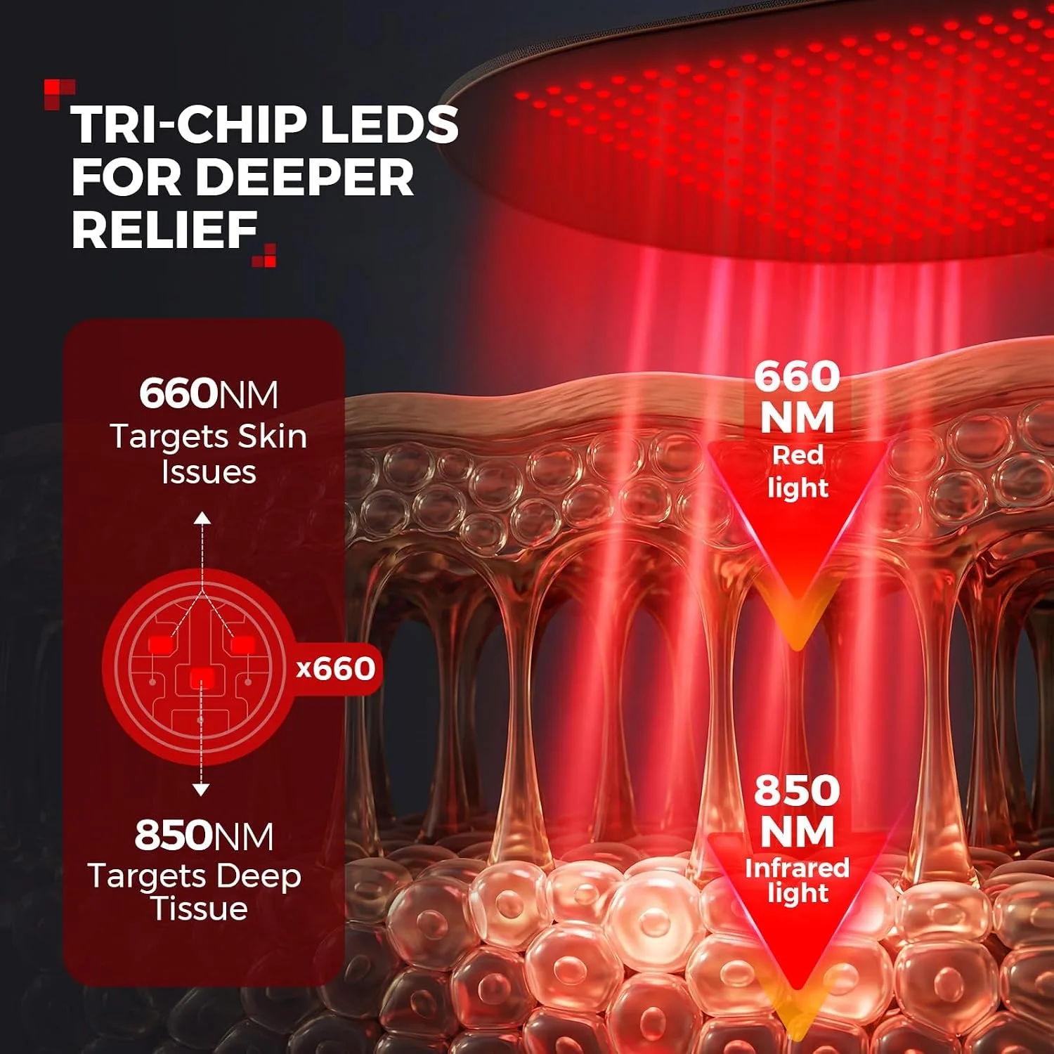 LTW Flagship 540 LEDs Red Light Therapy Mat for Body (37" x 16.9")