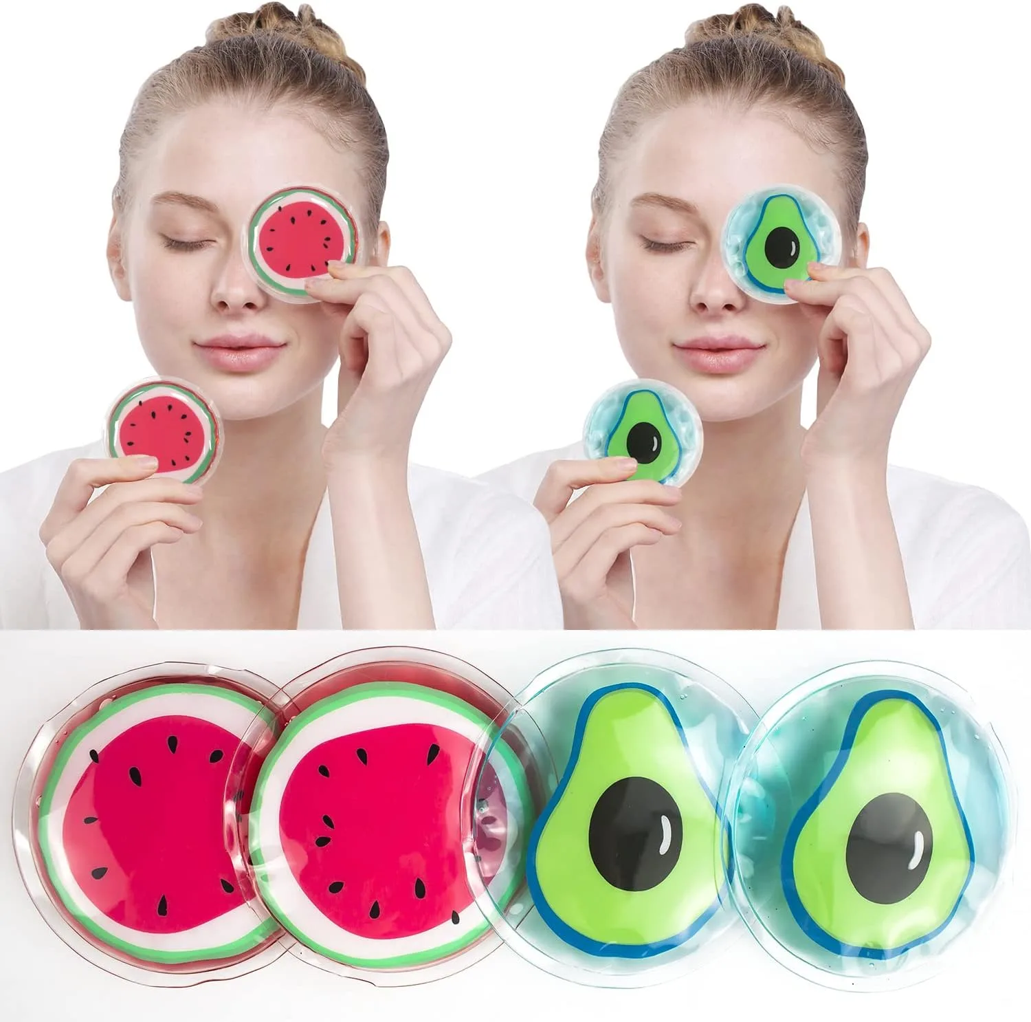 Hot and Cold Eye Pads, Reusable Eye Patches
