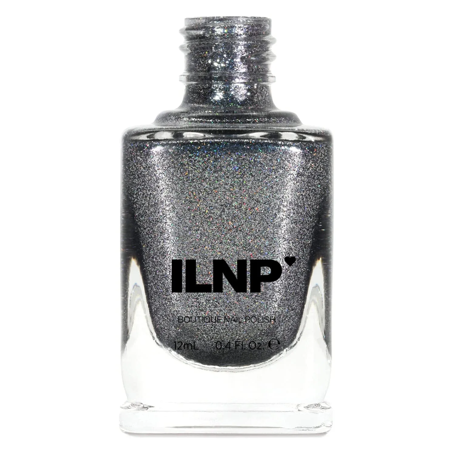 ILNP Carbon - Sleek Gunmetal Holographic Ultra Metallic Nail Polish