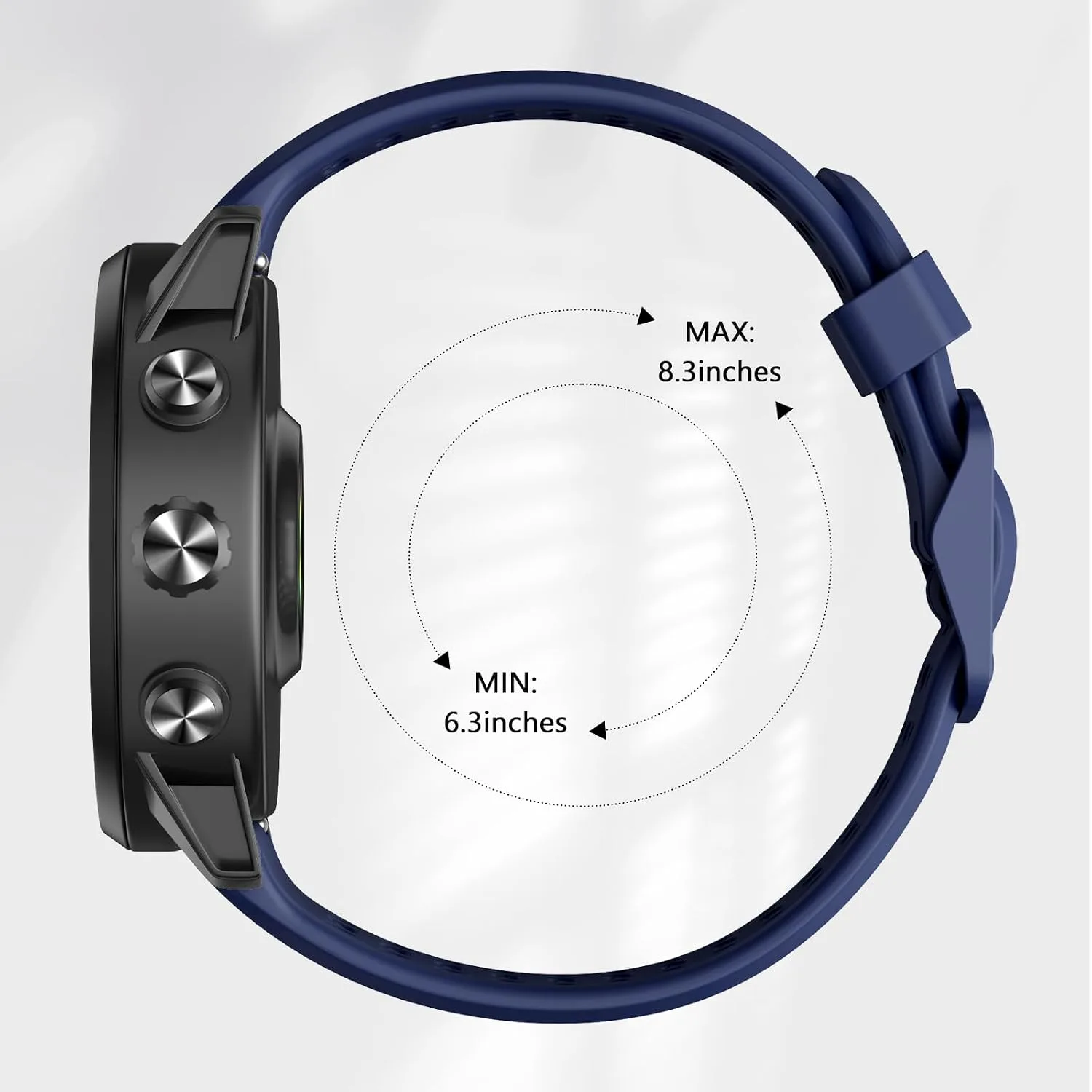 Compatible with Coros Pace 2 Watch Band, 20mm Quick Release Sports Silicone Watch Band Breathable Wristband Strap Women Men Strap for COROS APEX 2/APEX 42mm