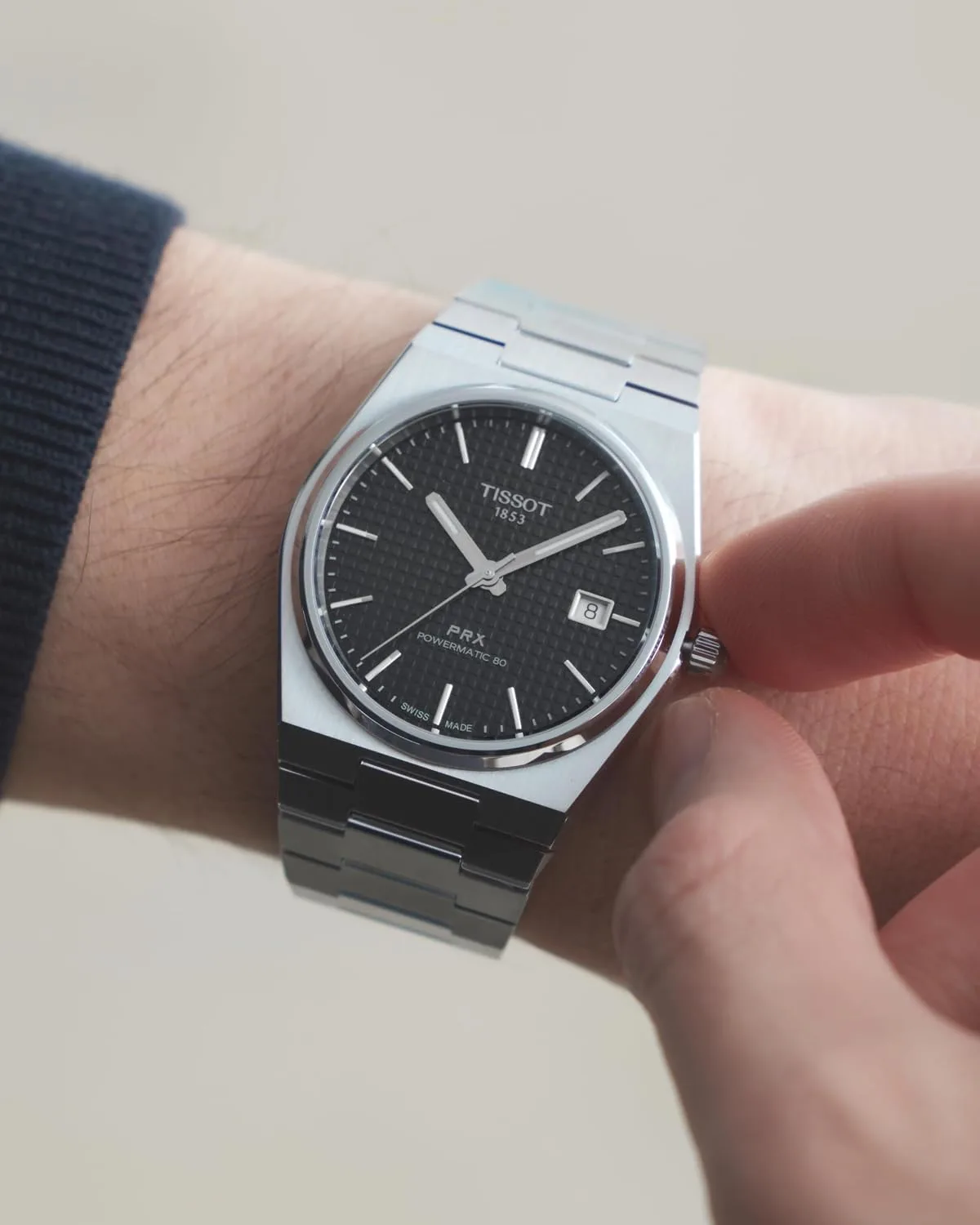 Tissot PRX, Swiss Automatic, 40mm, Black Dial, Men’s Watch