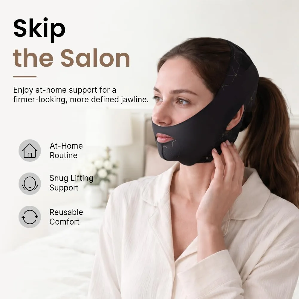 Double Chin Reducer, V Line Lifting Jawline Shaper for Sleeping