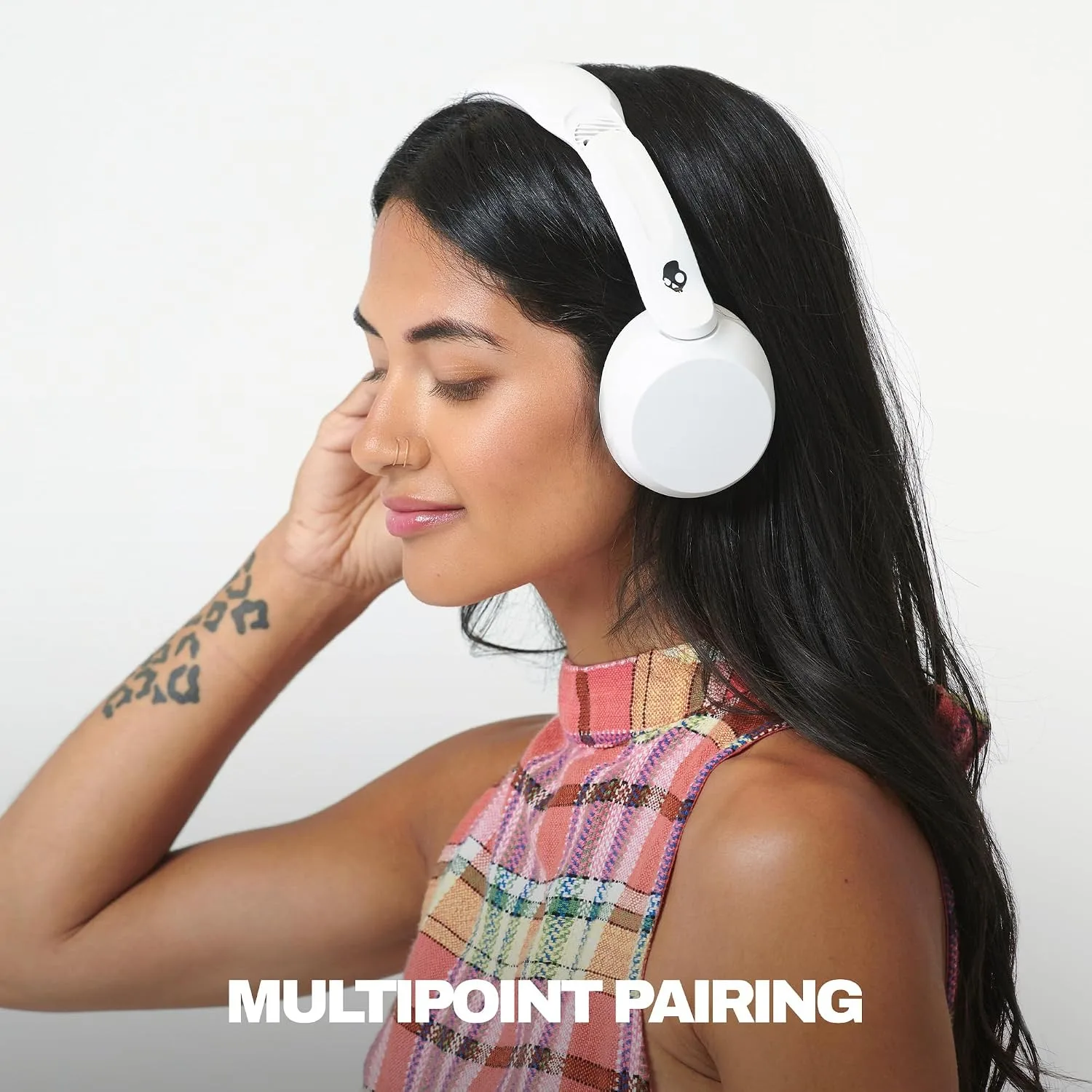 Skullcandy Icon 180 Wireless On-Ear Bluetooth Headphones - Bone