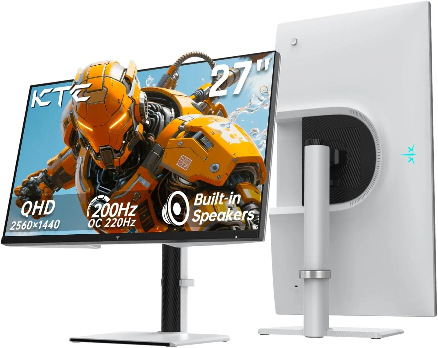 KTC 27 Inch Gaming Monitor 200Hz, 2K 1440P Monitor 210Hz, Fast IPS, H27T6
