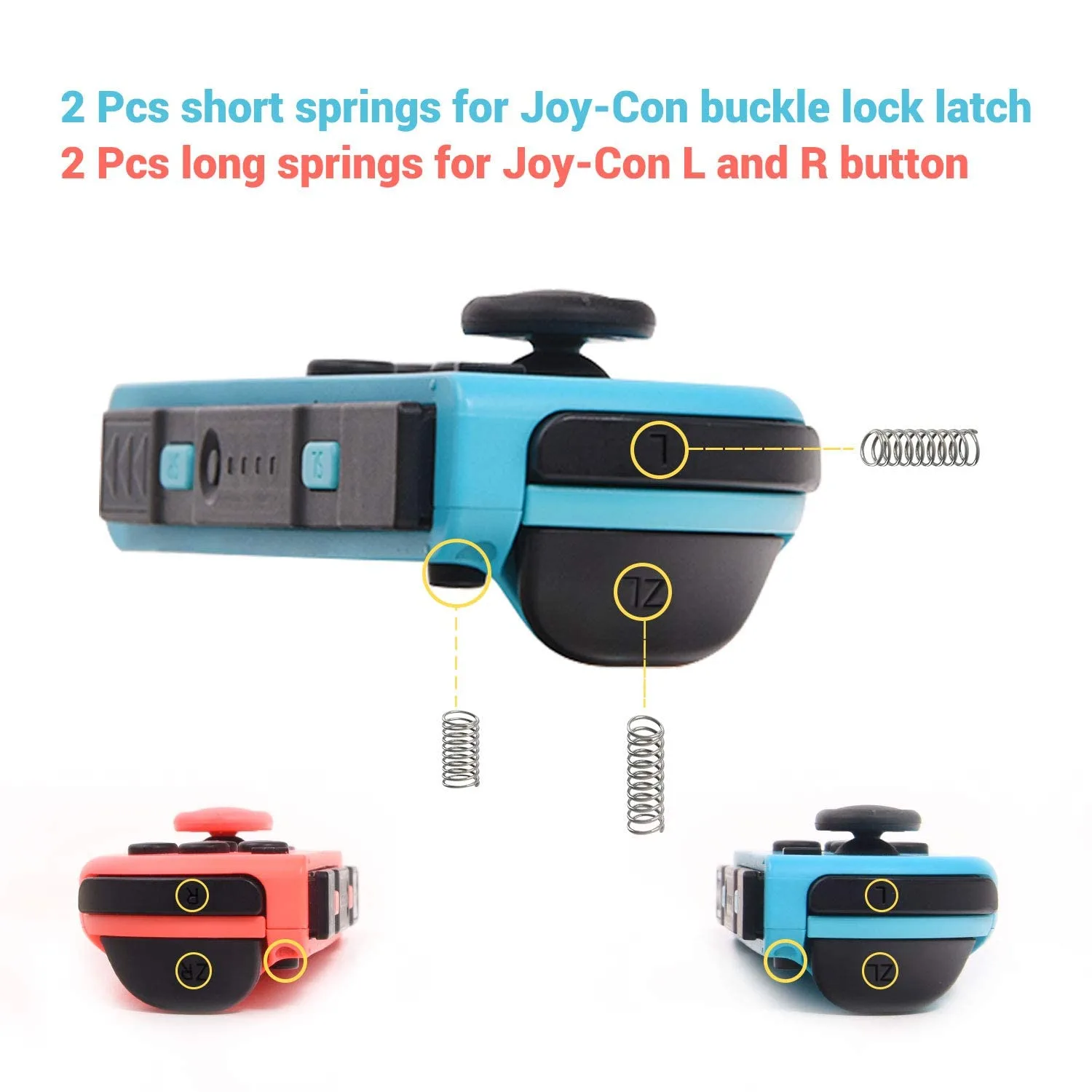 4 Pack Replacement Joysticks, Joycon Joystick for Nintendo Switch/Lite/OLED