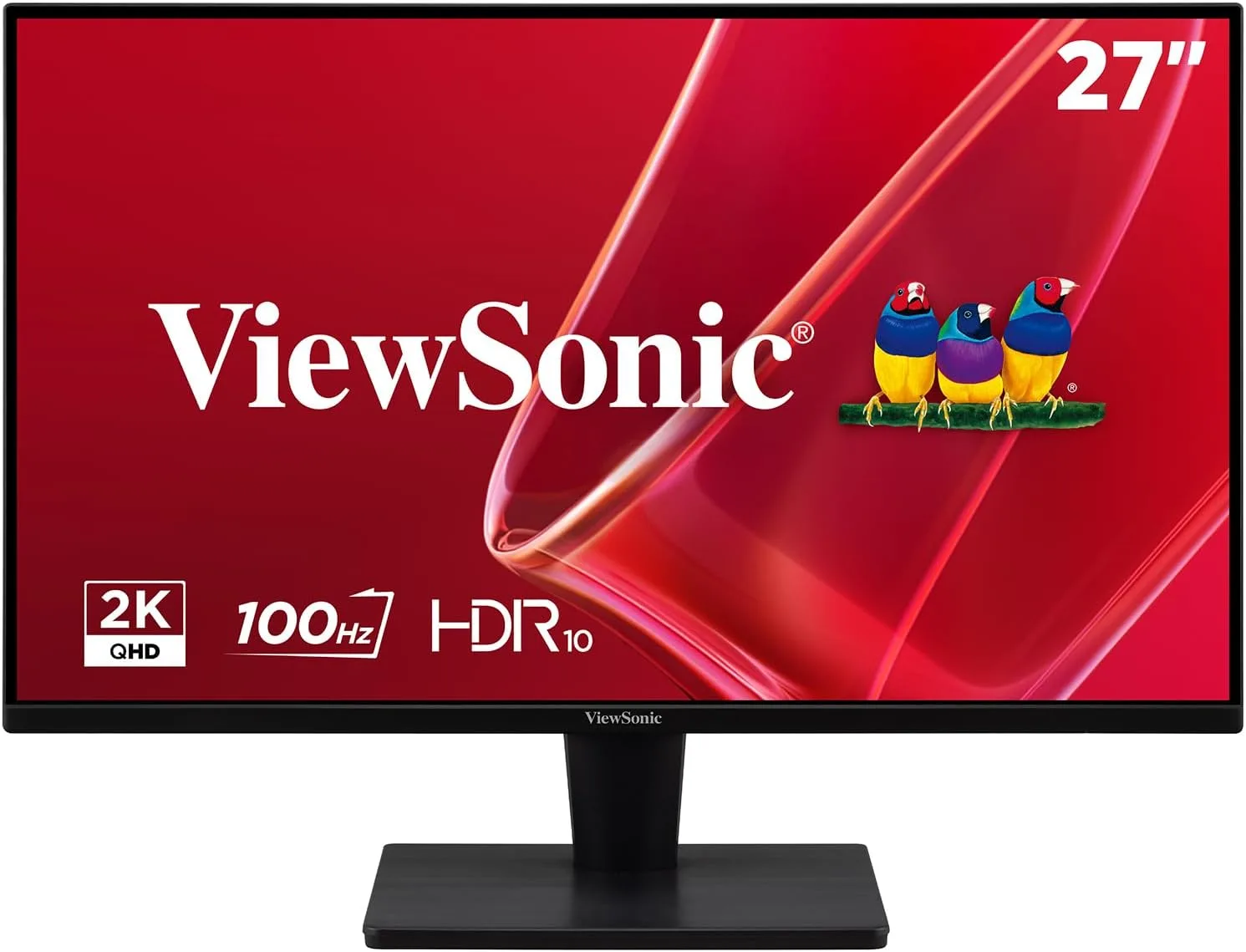 ViewSonic VS2725-2K 27 Inch 1440p Computer Monitor, QHD 100Hz Display