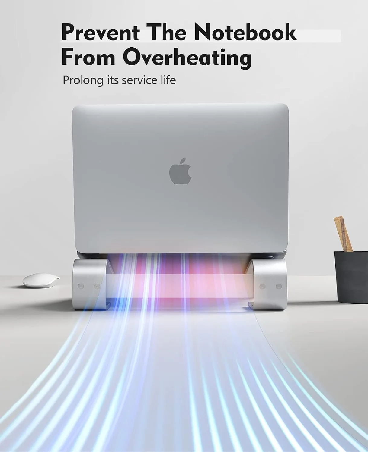 Soqool Laptop Stand for Desk,Aluminum Computer Stand for Cooling