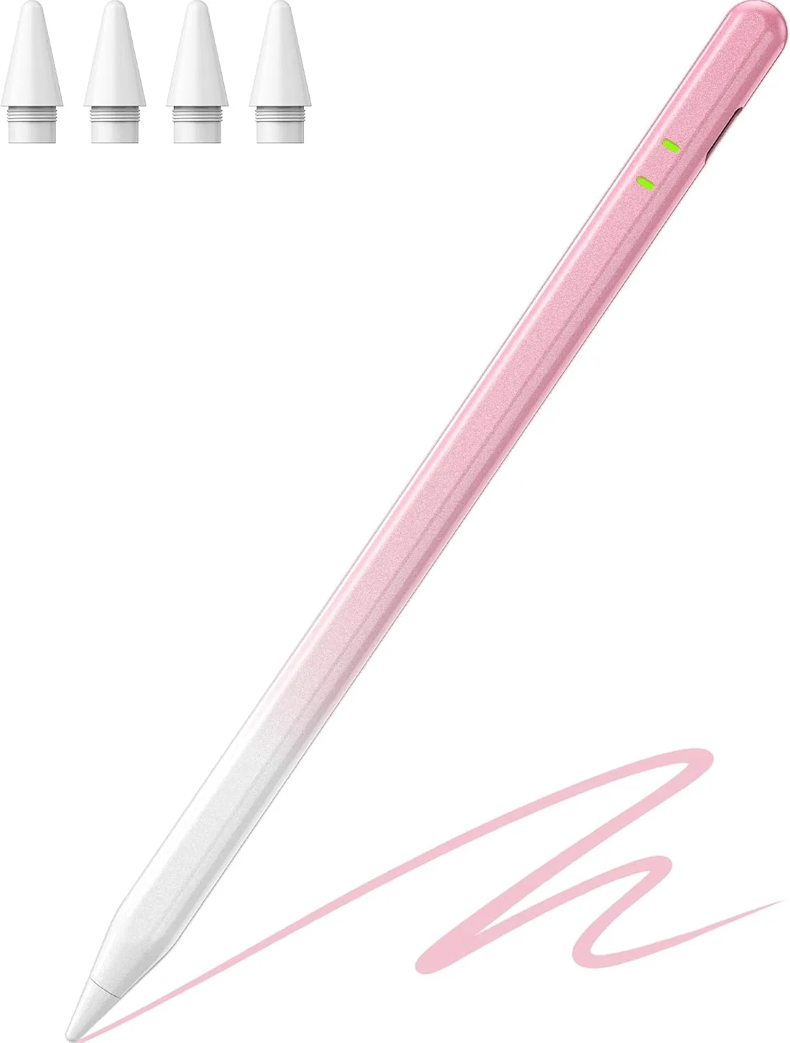 Lápiz Stylus para iPad Aynsrtn 2018-2026 Rosa Degradado