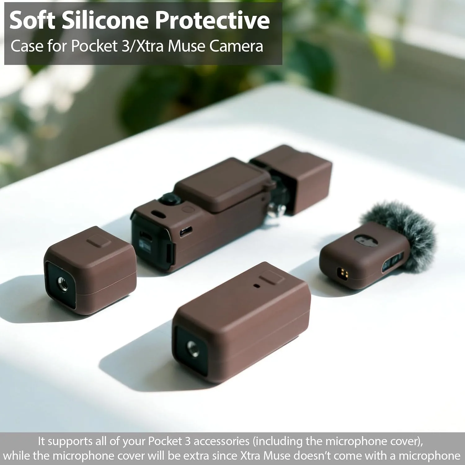 Case for DJI Osmo Pocket 3 / Xtra Muse Camera - Brown