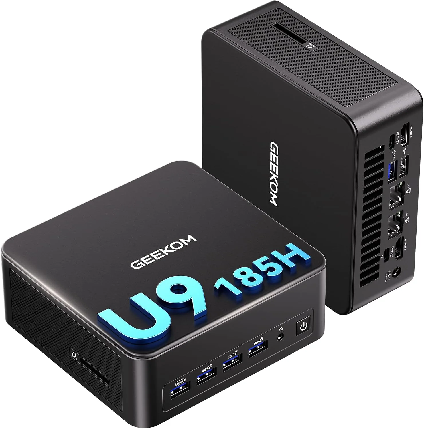GEEKOM IT13 MAX AI Mini PC 2026, Intel Ultra 9 185H, 24GB LPDDR5 500GB SSD