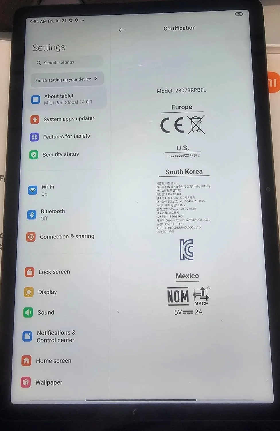 XIAOMI Redmi Pad 2 Only WiFi (No Calls or Text) 11" 2.5K Octa Core 4 Speakers Global ROM 9000mAh Bluetooth 5.3 8MP Model 25040RP0AL (Lavender Purple, 256GB + 8GB)