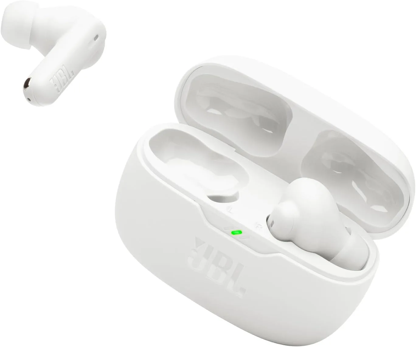 JBL Vibe Beam 2 - Noise Cancelling Earbuds - White