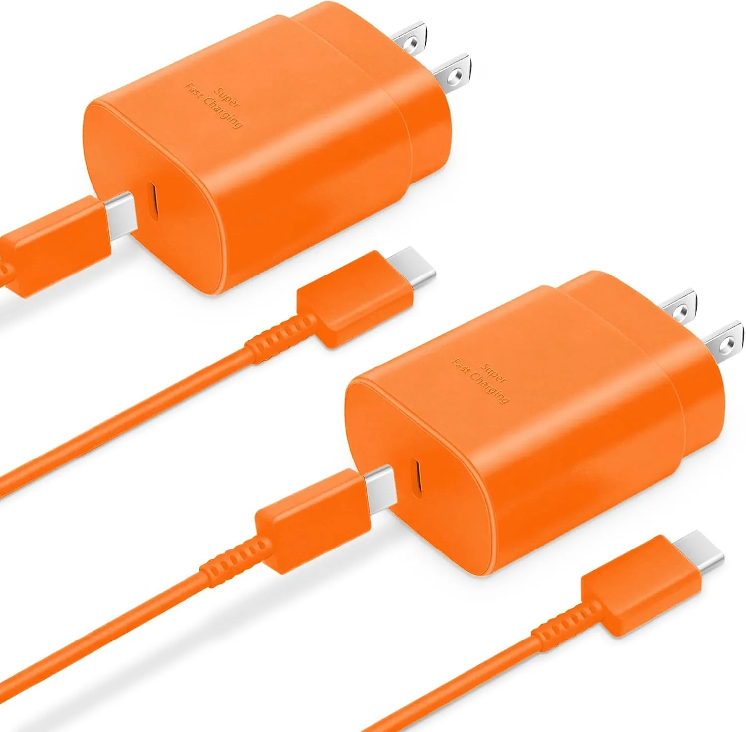 Type C Charger Fast Charging 2-Pack 25W Long 6FT USB C Cable