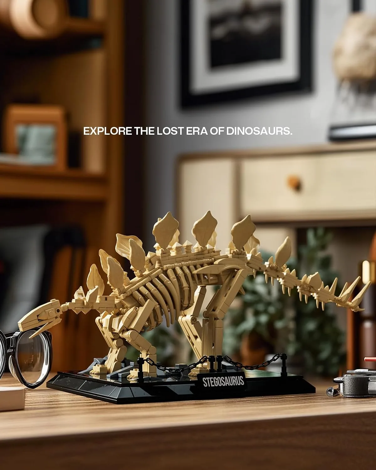 Nifeliz Stegosaurus Dinosaur Fossil Building Set, NF10353