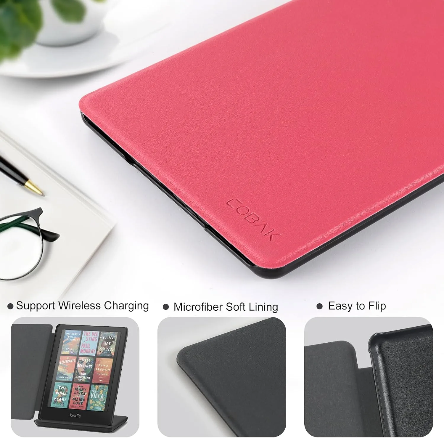 CoBak 6 Inch Case, not for iPad(A072801),Raspberry