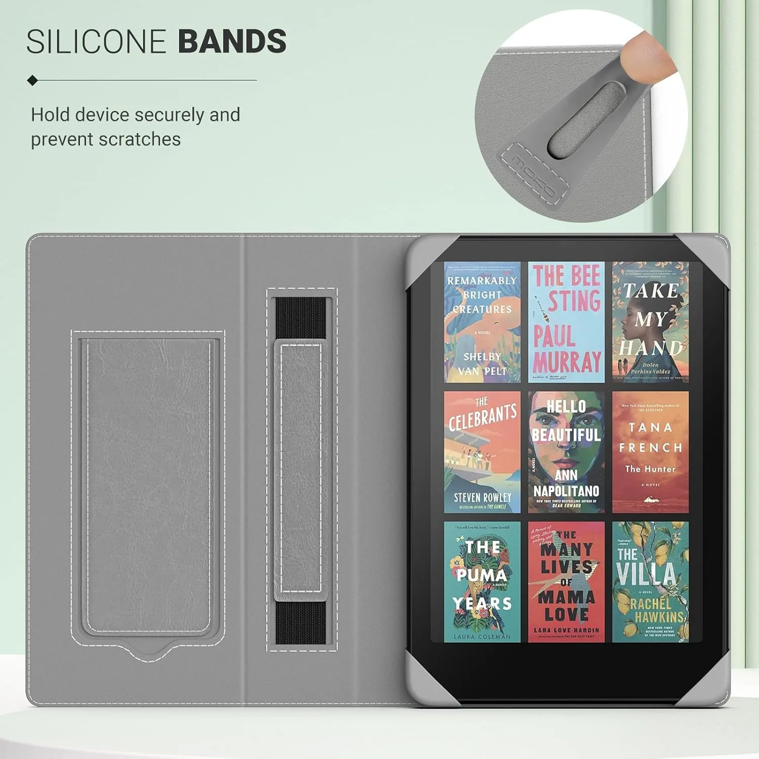MoKo Universal Case for 6.8,7 Inch Paperwhite eReaders&Tablets, Dark Gray