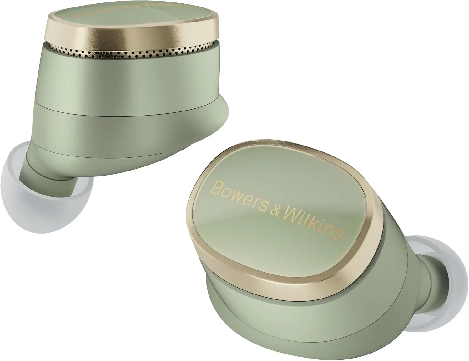 Bowers & Wilkins Pi8 Bluetooth Wireless Earbuds (Jade Green), in-Ear Bluetooth Earphones with Qualcomm Chipset & aptX Lossless, Active Noise Cancelling Earbuds, 3 Built-in Mics, 15-Min Quick Charging