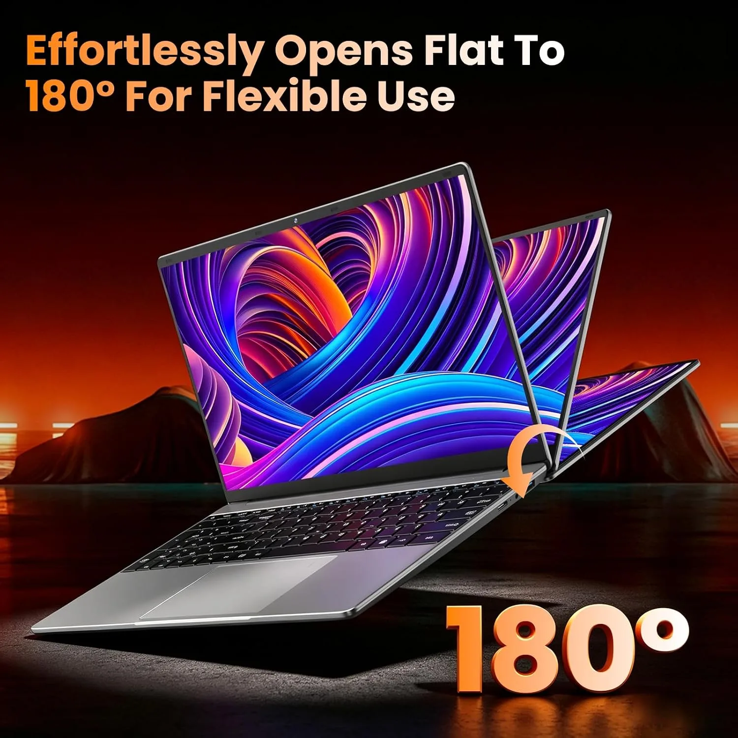 15.6" FHD IPS Student Laptop, AI Assistant Included, Office 365