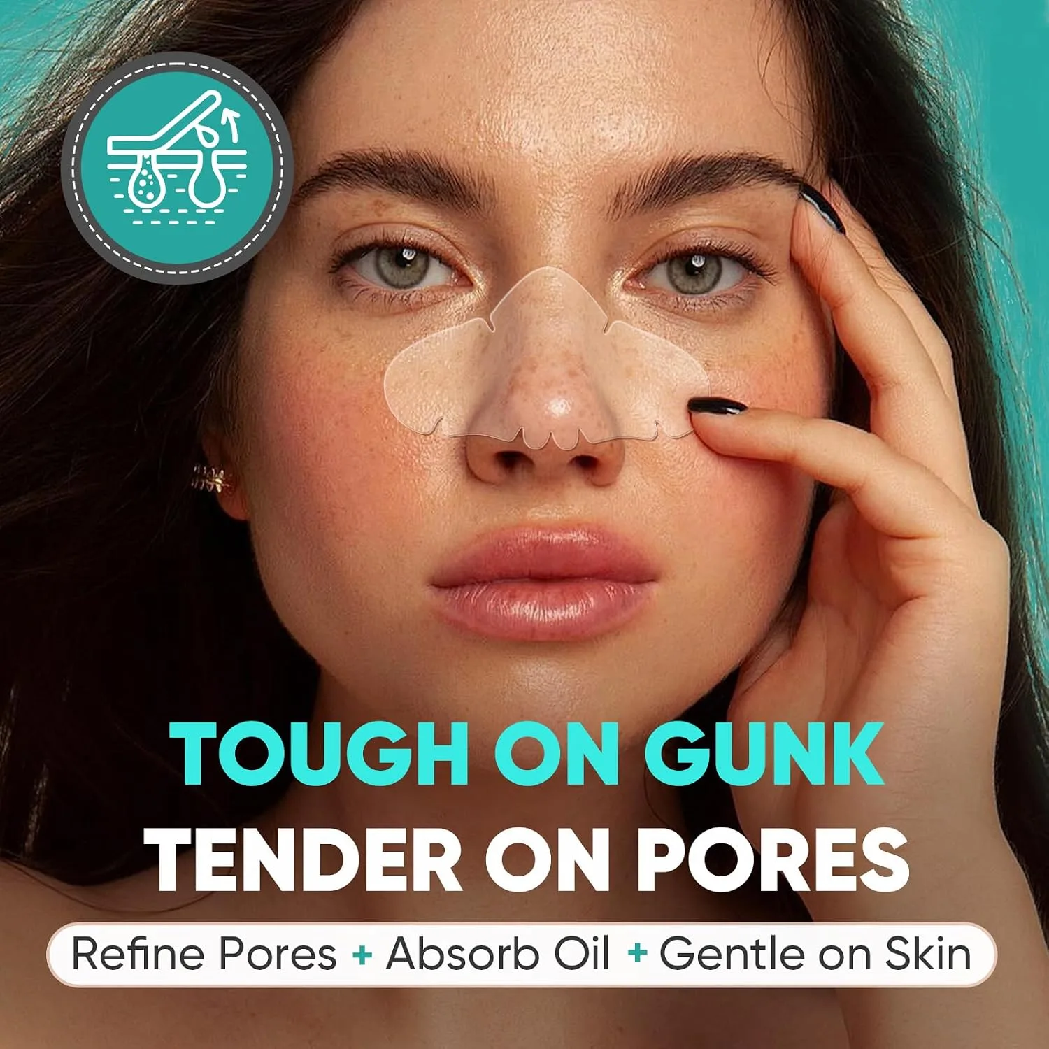 30 Count Hydrocolloid Nose Pore Patches