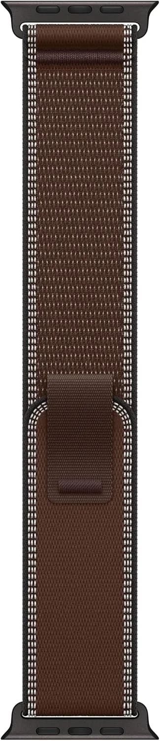 Apple Watch Band - Trail Loop - 49mm - Sand - Natural Titanium - M/L