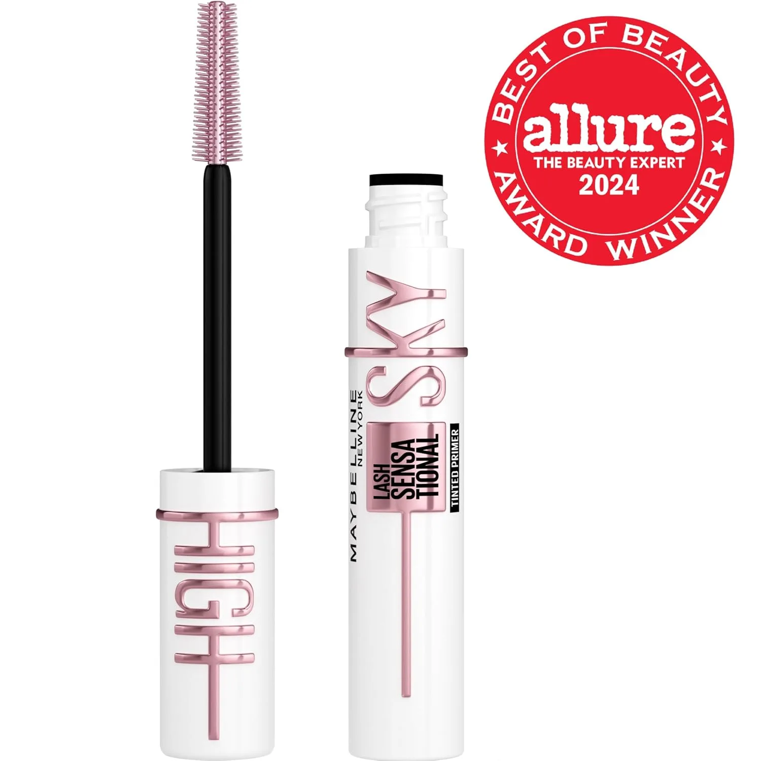 Maybelline Lash Sensational Sky High Mascara, Volumizing, Soft Black