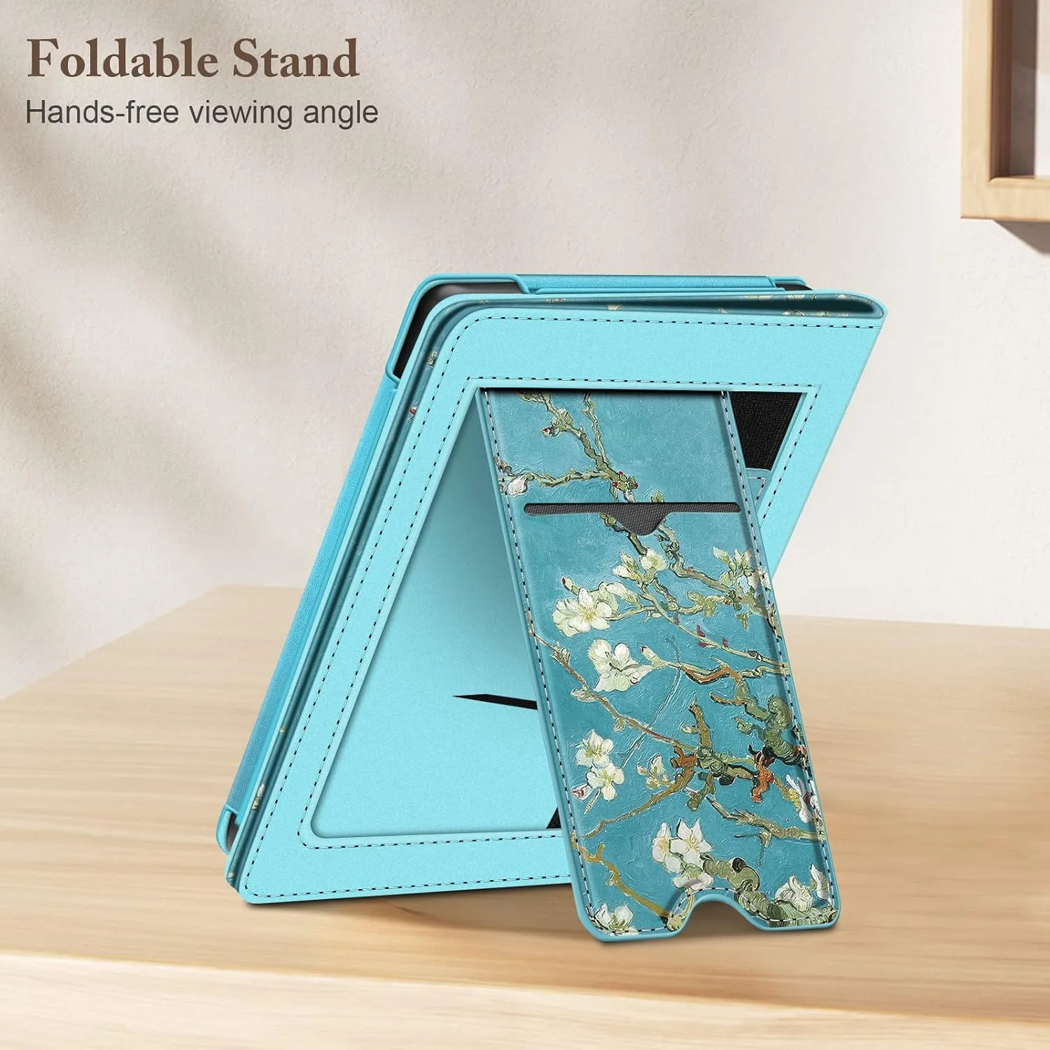 Fintie Stand Case for 6" Kobo Clara Colour/Kobo Clara BW/2E, Blossom