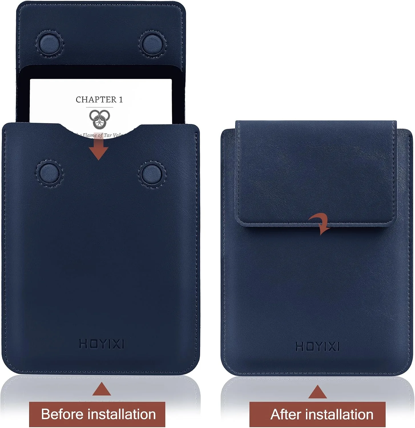HoYiXi Universal Sleeve Case for 6.8",7" Paperwhite/Colorsoft/Signature Edition 2025 & 2021 Compatible 6.8" Kobo Clara HD/Pocketbook/Tolino Protective Case for 6.8'' 7'' ebook Reader, v