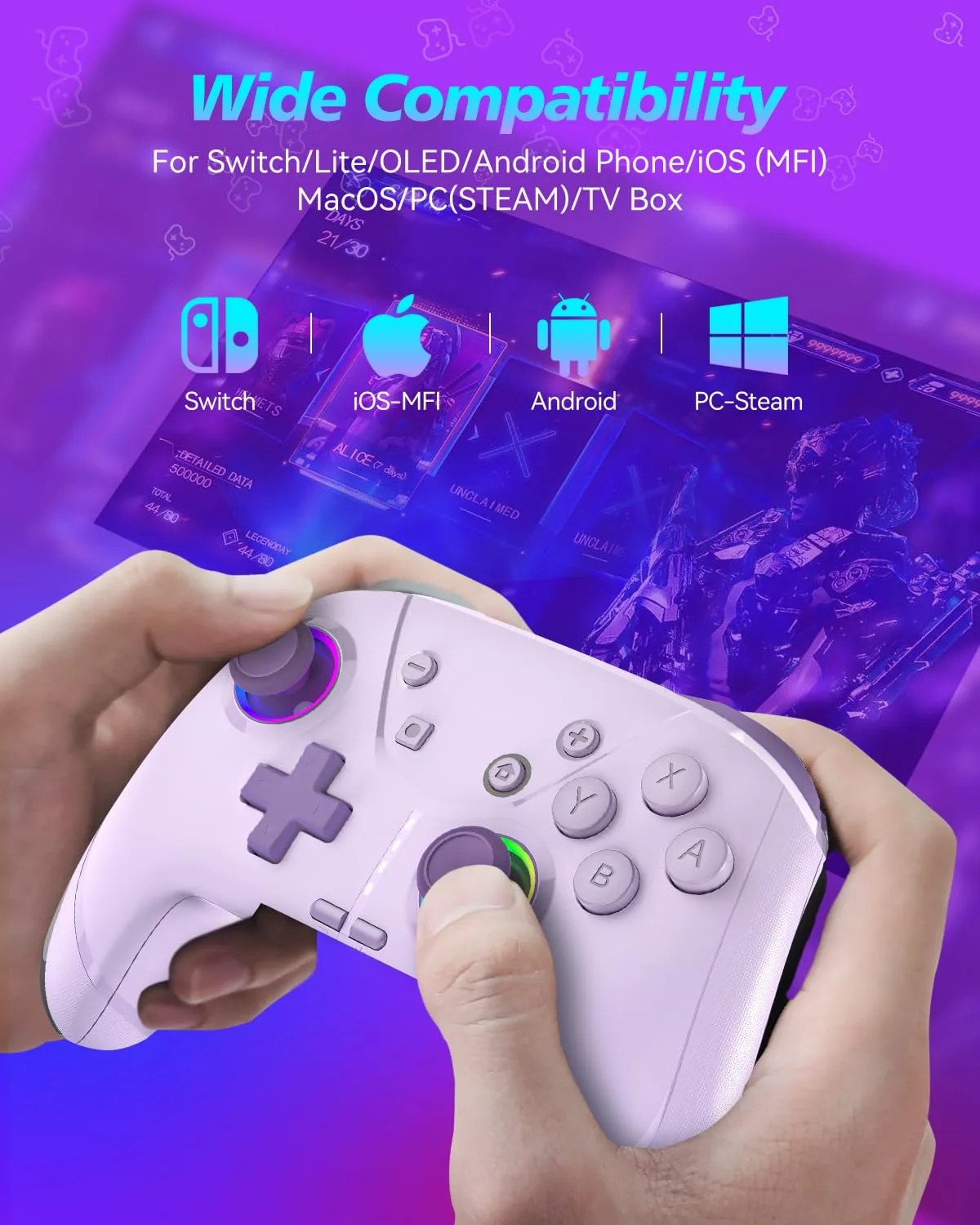 GMBACK Wireless Switch 2 Pro Controller with Home Wake Up & Loop Macro